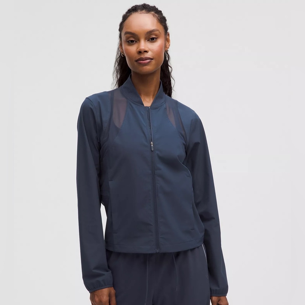 Lululemon Mesh-Ventilated Tennis Jacket | Club Blue | Size Small | NWT